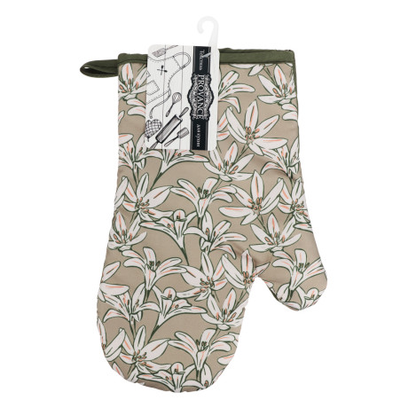 PROVANCE Эвкалипт Прихватка-варежка, 100% полиэстер, 17х27см, зелёный