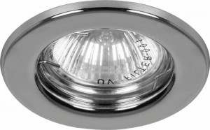 Feron св-к встр. MR16 GU5.3 DL10 круг хром металл 80(60)x25 15113