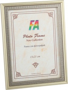 Фоторамка FA пластик "Касабланка" белое золото 21х30 7294
