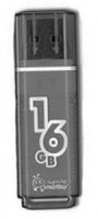 Флэш-диск (флэшка) USB 3.0 16GB Smartbuy Glossy series Dark Grey (SB16GBGS-DG)