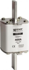 EKF Плавкая вставка ППН-37 400/350А габарит 2  fus-37/400/350