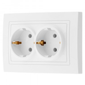 Bylectrica УЮТ роз. СУ 2 мест. бел. (земля, пластик) РС16-348