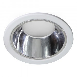 Feron св-к встр. MR16 GU5.3 "круг" белый + хром металл пласт 35х92 DL3102 51400