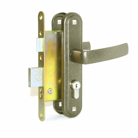 Замок врез ЗВ4-3.05 Зенит (бронза) с ручками \15