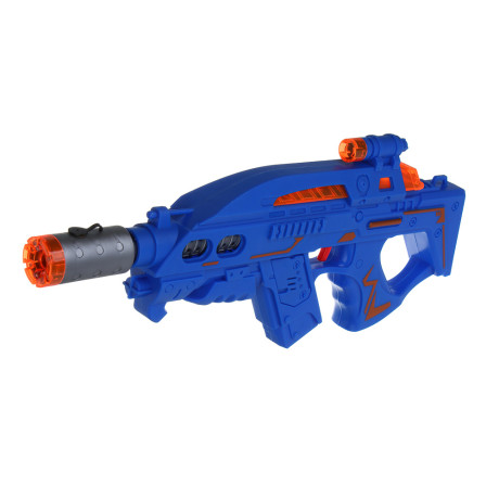 ИГРОЛЕНД Автомат "Маленький снайпер", свет, звук, дым, вибрация, 3АА, PP, 36х19х6,6 см, 4 дизайна