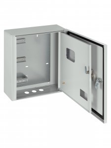 TDM щит (корпус) метал. ЩУ-3ф/1-1 (445х400х150), 2 двери, окно, IP54 Народный эконом SQ0905-3204