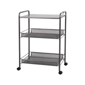 Этажерка Ладья на колесиках 33КС (граф) 45*30*65,полка+2корз(до10кг каж)d=12мм Э356Гр под заказ ЗМИ