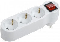 IEK разветвитель (тройник) 3роз. 16А ВЫКЛ. белый/поликрабонат PC Т-01/03В WTP10-16-03-ZK-K01