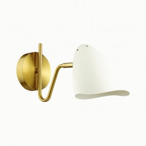 LUMION 4540/1W MODERNI LN21 136 латунь. бел. Бра E14 40W 220V 155x310 MADISON