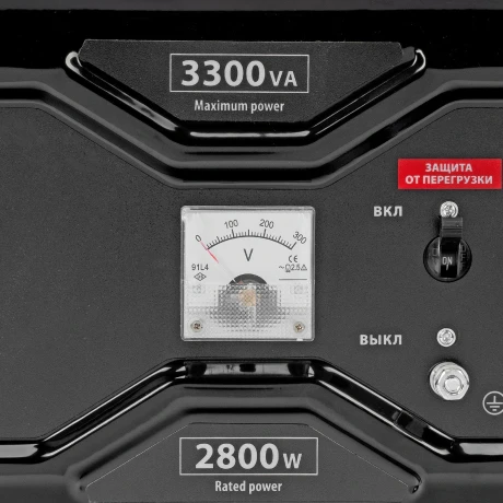 Генератор бензиновый RS-4000, 3,3 кВт, 230В, ручной стартер MTX