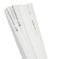 EKF термоусадка трубка ТУТ 12/6 белая в отрезках по 1м (уп.50м, цена за 1м) tut-12-w-1m