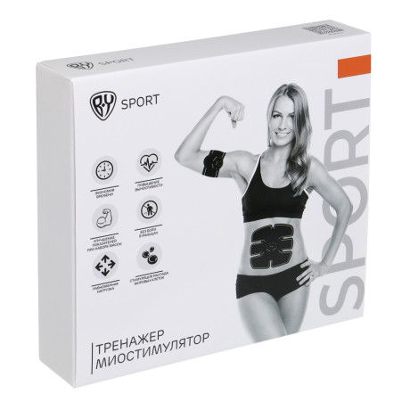 Тренажер миостимулятор тм BY SPORT, 6 предметов, пластик, ПУ