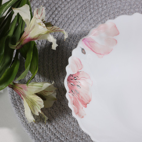 MILLIMI Роселла Салатник, опаловое стекло, 16.5см