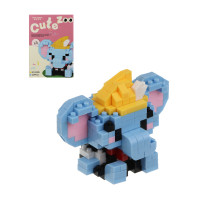 Конструктор мини 3D "Зверятки", ABS, 8х4,5х11,5см, 9 видов