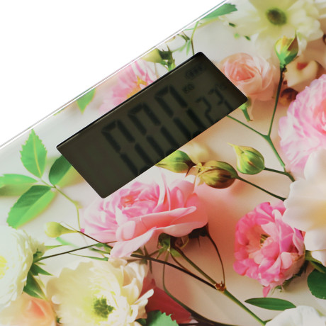 LEBEN Весы напольные электронные "Симпатия", ЖК-дисплей, макс. нагр.до 180кг, 28х28х0,5см