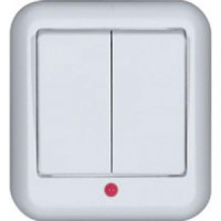 &quot;Schneider Прима выкл. ОУ 2 кл. 6А бел. ОПТ (пл.осн., инд.) А56-007-б (130!)