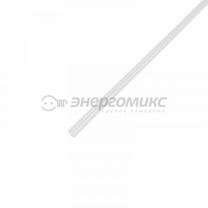 REXANT термоусадка трубка ТУТ 3,0/1,5 мм, прозрачная (упак. 50 шт. по 1 м)  (50!) 20-3009