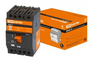 TDM ВА88-32 3Р  40А автомат. выкл. 25кА Iном 125А тепловой и ЭМ расцепитель Iотс. 10Iн SQ0707-0004