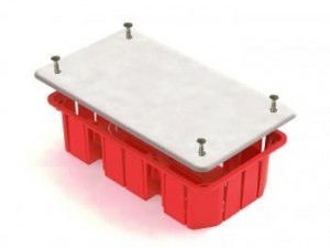 GREENEL Коробка распред. СУ 172х96х45мм для кирпич. стен с крышкой оранж. (70шт) GE41006