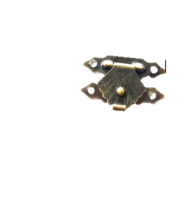 Замок для шкатулки &quot;Лепесток&quot; 30х18 мм, золото