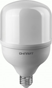 ОНЛАЙТ высокомощн. E27 T100 40W (3200lm) 6500K 6K 100x168 OLL-T100-40-230-865-E27/E40, 82903
