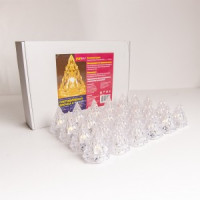 Фигура новогодняя «Светодиодная елочка 2 набор 1» 24шт, 50x60мм, AG10x3(в комп.), Funray