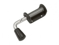 Засов Домарт пружинный 75) 140мм мод.2 черный d-13мм10)