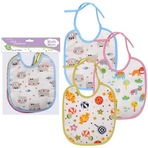 Нагрудник детский 22*19см 3шт/уп, цена за уп (кратность 3!!!) 90-163 Мультидом