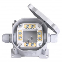 Bylectrica кор. распред. клеммная колодка (шина) ОУ O75,7 h 44,5мм 2 ввода-сальник IP67 КМ-238