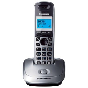 Радиотелефон PANASONIC KX-TG2511RUM, пам 50ном АОН повтор, спикер, полиф (радиус 10-100м), цв серый