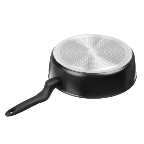 SATOSHI Стоун Сковорода литая глубокая d28см, антипригарное покрытие Мрамор, индукция