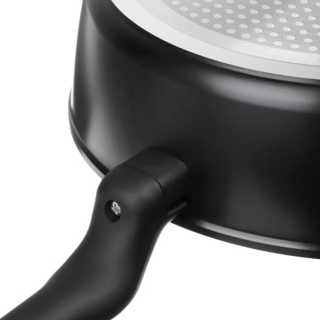 SATOSHI Стоун Сковорода литая глубокая d28см, антипригарное покрытие Мрамор, индукция