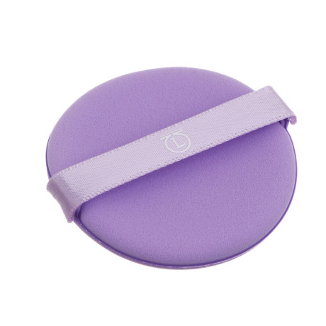 Набор для визажа (пуховка 6,5x7x0,7см, 2 шт., спонжи d5,5см 2 шт)в футляре тм ЮL, п/э, ПУ, 4 цвета