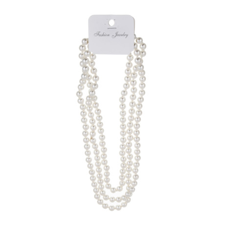 Бусы на шею 150см, стекло, БЖ25-18