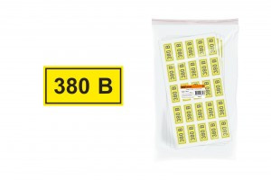 TDM символ "380В" 15х50мм (100!) SQ0817-0011