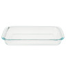 SATOSHI Форма для запекания жаропрочная прямоугольная, с ручками, стекло, 39,3х23,6х5,2см, 3л