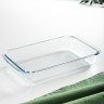 SATOSHI Форма для запекания жаропрочная прямоугольная, с ручками, стекло, 39,3х23,6х5,2см, 3л