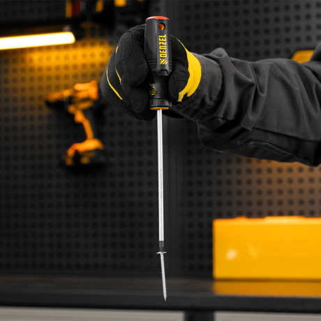 Отвертка, PH1х150 мм, S2, 3к рукоятка Denzel