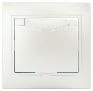 ЭРА Intro Plano роз. СУ, 1 мест. керамика, земля, 2P+E 16A крыш. перламутр 250В 1-203-06 1895