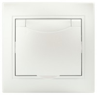 ЭРА Intro Plano роз. СУ, 1 мест. керамика, земля, 2P+E 16A крыш. перламутр 250В 1-203-06 1895