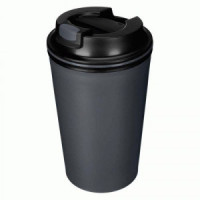 Термостакан с клапаном 350мл темно-серый (6шт!) 434260015 Бытпласт