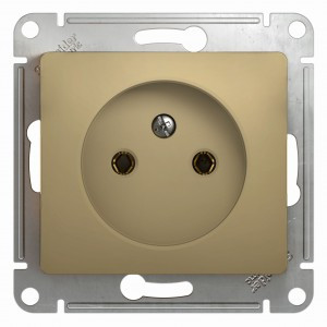 Systeme Electric GLOSSA мех. роз. СУ 1 мест. титан (пл.осн.) GSL000441 (20!)