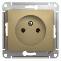 Systeme Electric GLOSSA мех. роз. СУ 1 мест. титан (пл.осн.) GSL000441 (20!)