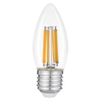 General филамент свеча E27 20W(1300Lm) 2700K 2K 35x96 нитевидная, прозр  661509