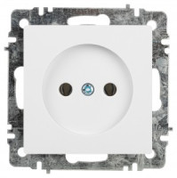 ЭРА Intro Accent мех. роз. СУ 1 мест. 16А 250В, белый Б0063653