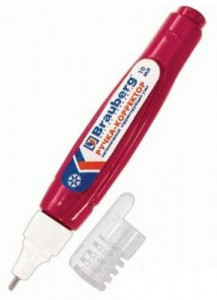 Ручка-корректор BRAUBERG 10мл метал. наконечник, 220618