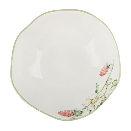 MILLIMI Земляника Салатник, 15,5х5см, 380мл, керамика