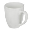MILLIMI Набор кружек 2 шт, 380мл., белый рельеф, фарфор