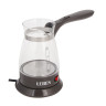LEBEN Турка стеклянная на подставке 0,5л, 500Вт, складная ручка, 220в