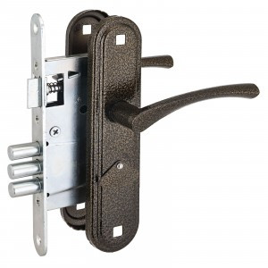 Д-град Зенит ЗВ9-4.2 бронза м/о 55 Замок врезной с/руч15)